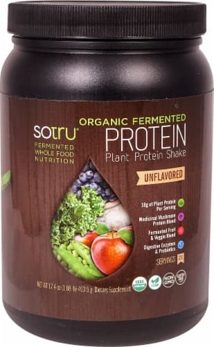 Sotru  Organic Fermented Plant Protein Shake   Unflavored