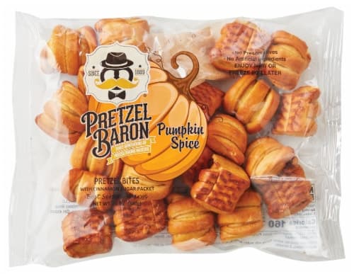 Pretzel Baron Pumpkin Spice Pretzel Bites