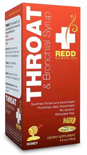 Redd Remedies  Throat And Bronchial Syrup   Honey