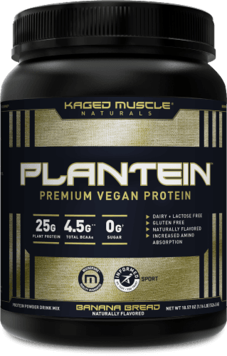 Kaged Muscle Naturals Multivitamin Banana Bread Premium Vegan Protein