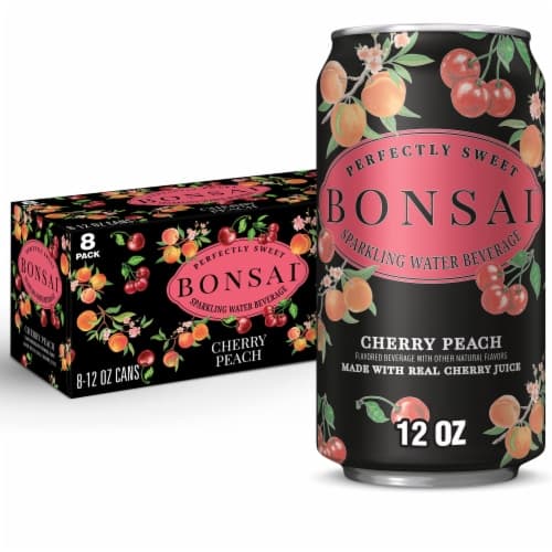 Bonsai Cherry Peach Flavored Sparkling Water
