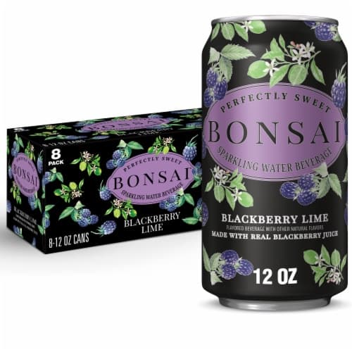 Bonsai, Water Beverage, Blackberry Lime, Sparkling
