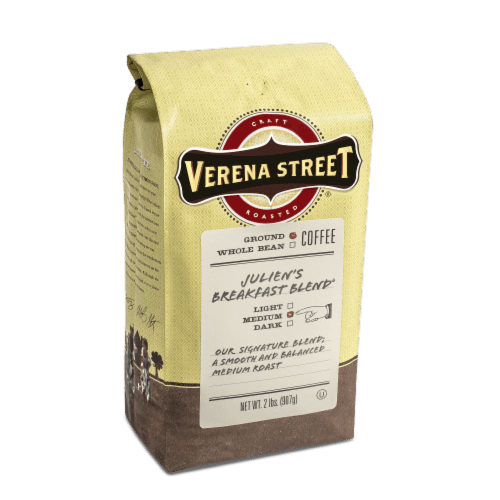 Verena Street Julien'S Breakfast Blend Ground Coffee