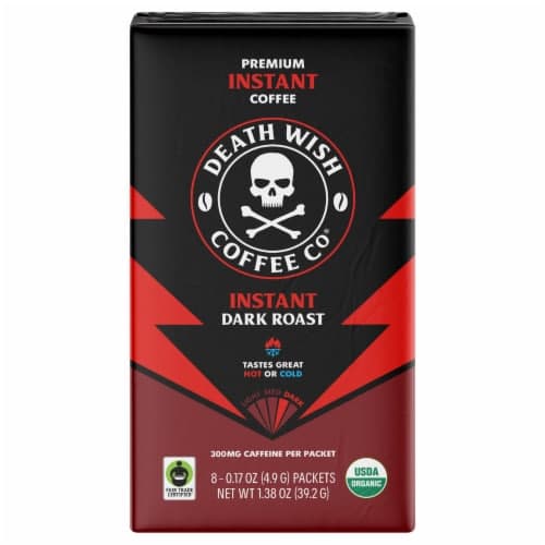 Death Wish Coffee Dark Roast Instant Coffee