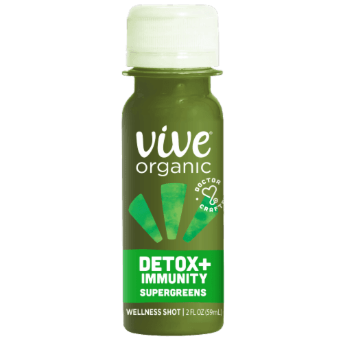 Vive Organic Detox + Immunity Supergreens Wellness Shot