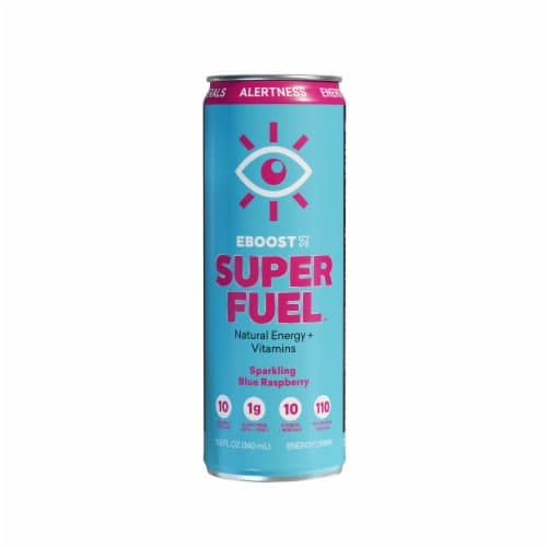 Eboost Super Fuel Sparkling Blue Raspberry Energy Drink
