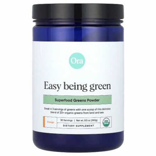 Ora  Easy Being Green Organic Alkaline Greens Powder   Citrus