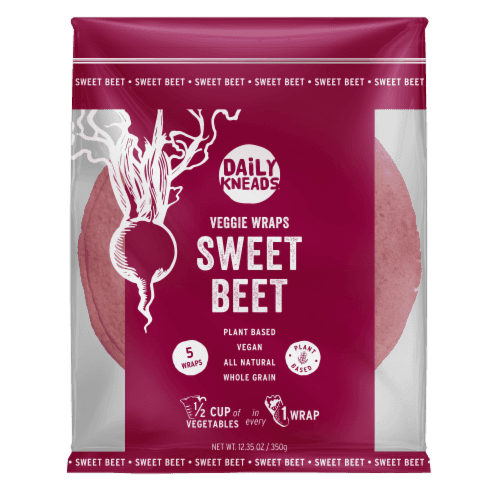 Daily Kneads Sweet Beet Veggie Wraps