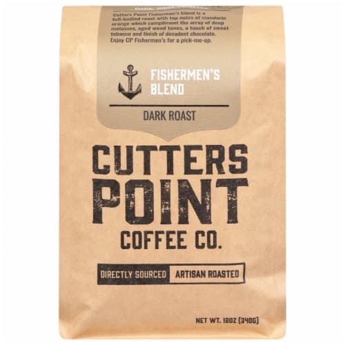 Cutters Point Coffee Co Fisherman'S Blend Dark Roast Whole Bean Coffee