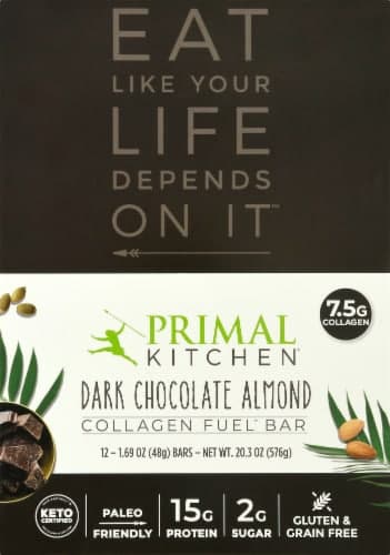 Primal Kitchen Dark Chocolate Almond Collagen Bars