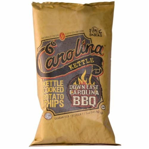Carolina 1 In 6 Snacks Down East Bbq Potato Chips. Bagged - Total Qty: