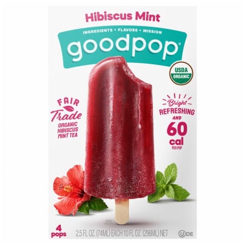 Goodpop Hibiscus Mint Pops