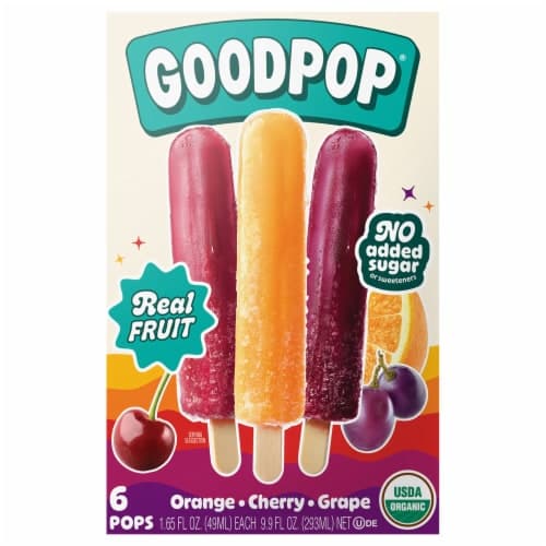 Goodpop Organic Assorted Fruit Pops Multipack