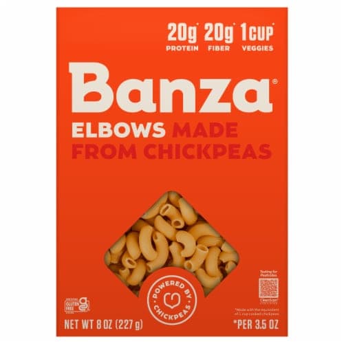 Banza Elbows Made From Chickpeas