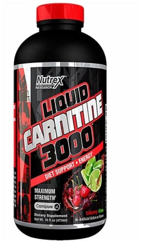 Nutrex Research  Liquid Carnitine 3000 Maximum Strength   Cherry Lime