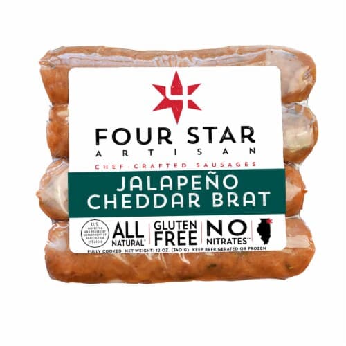 Four Star Artisan Jalapeno Cheddar Brat