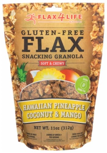 Flax 4 Life Hawaiian Pineapple Coconut & Mango Granola