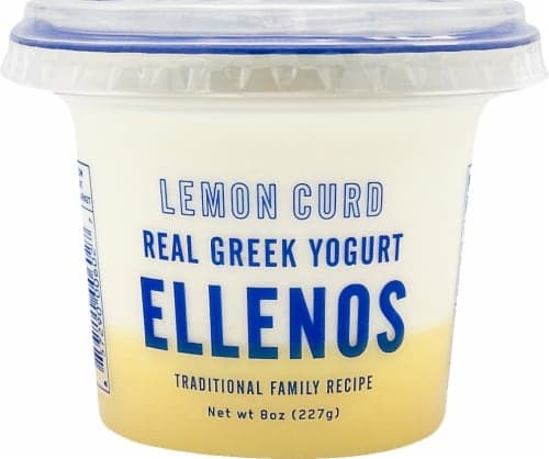 Ellenos Lemon Curd Real Greek Yogurt Up