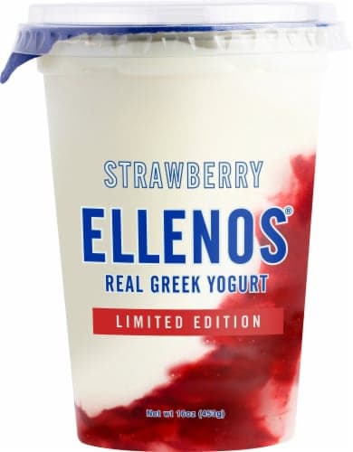 Ellenos Limited Edition Strawberry Real Greek Yogurt