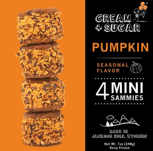 Cream + Sugar Pumpkin Ice Cream Sandwich