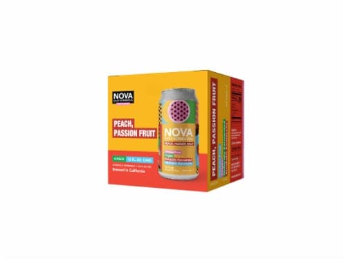 Nova Peach Passionfruit Kombucha