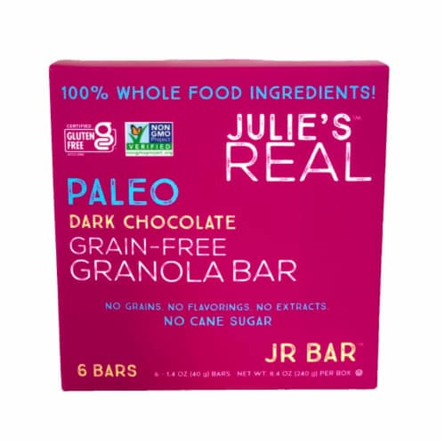 Julie'S Real Dark Chocolate Grain-Free Paleo Granola Bar