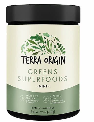 Terra Origin Greens Superfoods Powder Mint