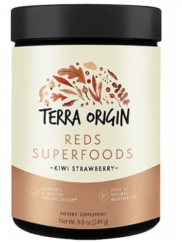 Terra Origin Kiwi Strawberry Reds Superfoods Powder