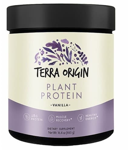 Terra Origin Vanilla Plant Protein Powder