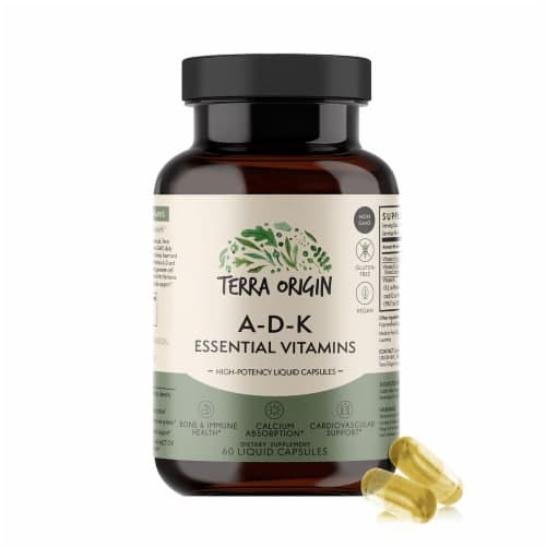 Terra Origin A-D-K Vitamins Liquid Capsules
