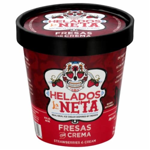 Helados La Neta Fresas Y Crema Ice Cream
