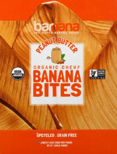 Barnana Organic Gluten Free Chewy Peanut Butter Banana Bites