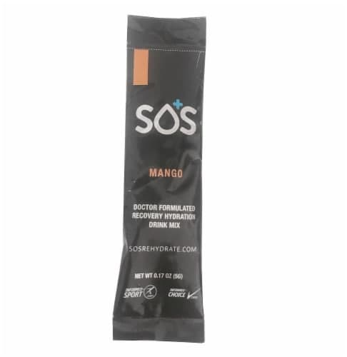 Sos Rehydrate Drink Mix Electrolyte Replacement Mango