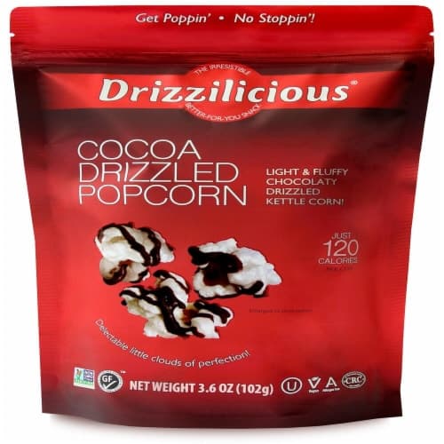 Drizzilicious Cocoa Drizzled Popcorn