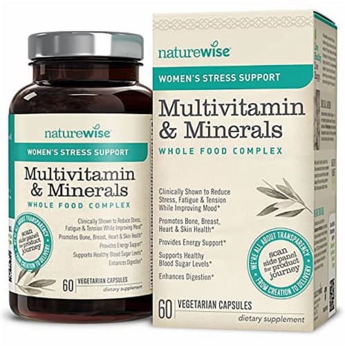 Naturewise  Women'S Stress Support Multivitamin Whole Food Complex