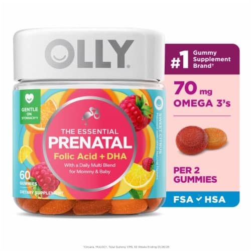 Olly Essential Prenatal Multi Gummies Sweet Citrus