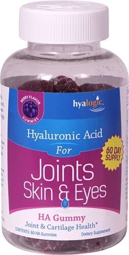 Hyalogic Joints Skin & Eyes Berry Hyaluronic Acid Gummies