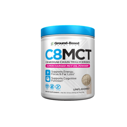 Ground-Based Nutrition C8 Mct Unflavored Supercharged Mct Oil Powder