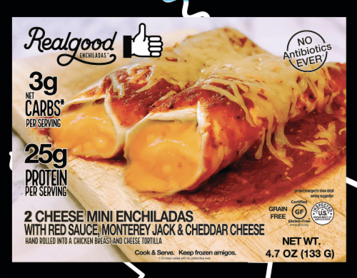 The Real Good Food Company Low Carb Cheese Enchiladas