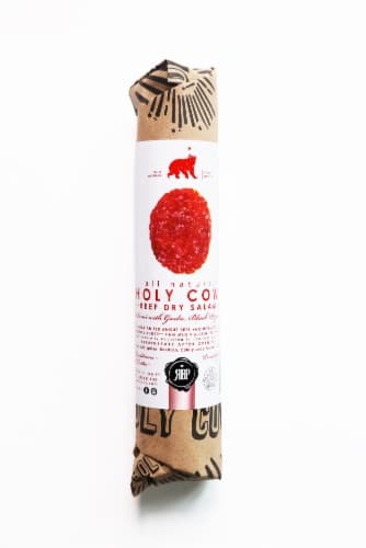 Red Bear Provisions All Natural Holy Cow Beef Dry Salami Chub