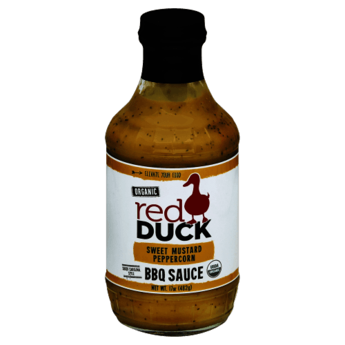 Red Duck Organic Sweet Mustard Peppercorn Bbq Sauce