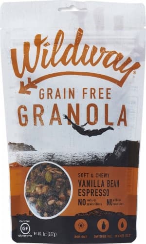 Wildway  Grain Free Granola Gluten Free   Vanilla Bean Espresso