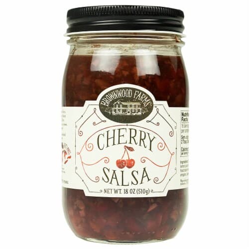 Brownwood Farms Cherry Salsa Farm Fresh Sweet And Tart Fruit Salsa