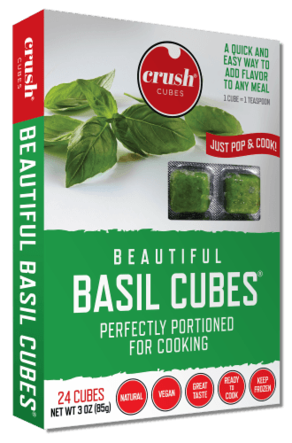 Crush Beautiful Basil  Cubes