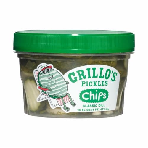 Grillos Pickles Chips Italian Dill