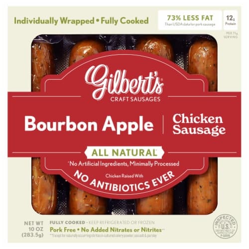 Is it Alpha Gal Friendly? Gilberts Chicken Sausage Bourbon Apple