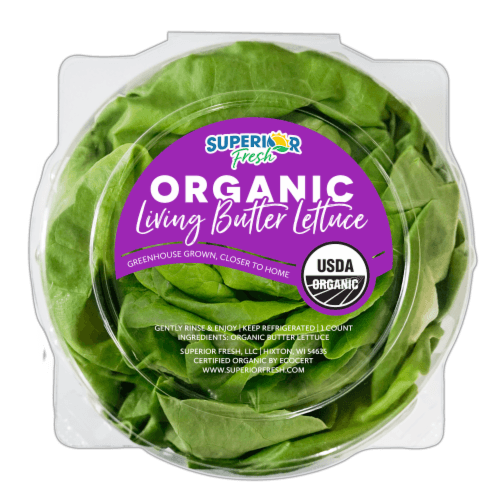 Superior Fresh Organic Living Butter Lettuce