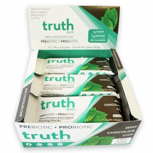 Truth Bar Mint Chocolate Chip Probiotic Bar
