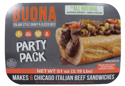 Buona Italian Style Gravy & Sliced Beef Party