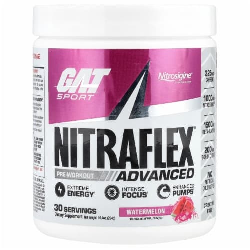 Gat Sport Nitraflex Watermelon Flavored Hyperemia & Testosterone Enhancing Powder